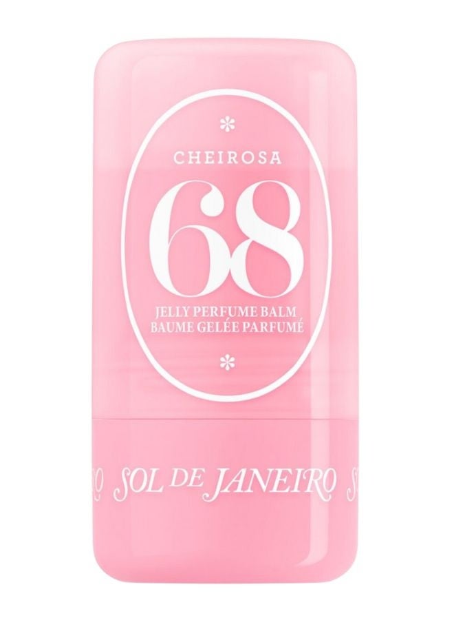 sol de jainero Sol de Janeiro Cheirosa 68™ Jelly Perfume Balm – Alcohol-Free Solid Fragrance Stick, 4 g – Pink Dragonfruit & Vanilla - Image 1